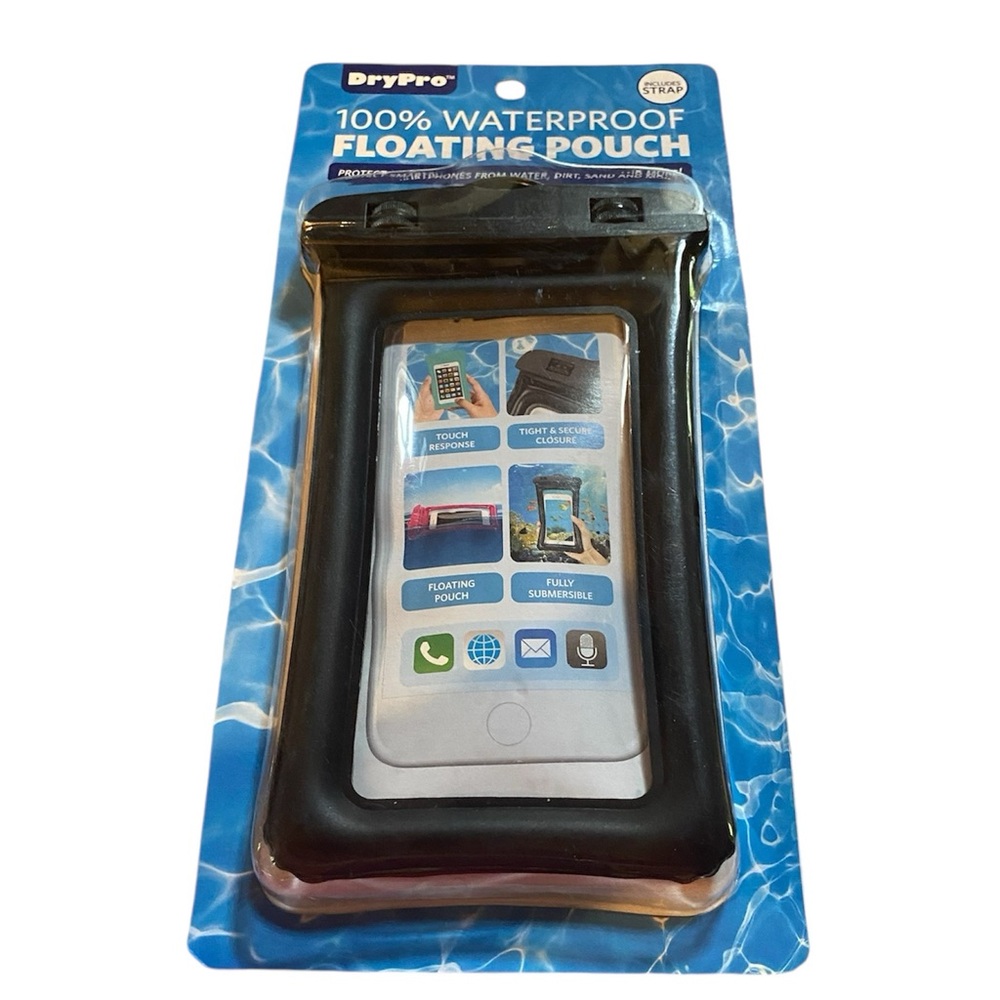 🌊 Drypro Waterproof Floating Smartphone Pouch With Strap🌊 NIB